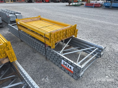 Yellow Grey Pallet Carrier Scaffolding