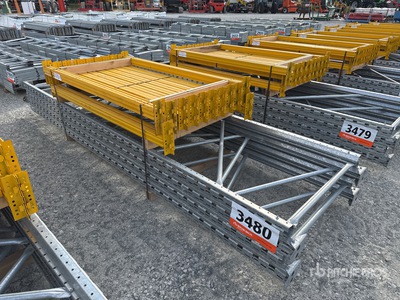 Yellow Grey Pallet Carrier Scaffolding