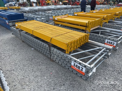 Yellow Grey Pallet Carrier Scaffolding