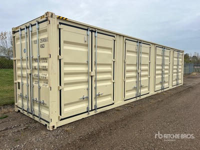 2025 40 ft High Cube Multi-Door Storage Container