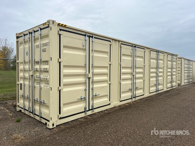 2025 40 ft High Cube Multi-Door Storage Container