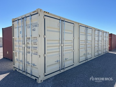 2025 40 ft High Cube Multi-Door Storage Container