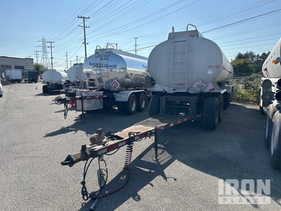 1998 Beall DOT406AL 6800 gal Quad/A Turntable Tank-Anhänger