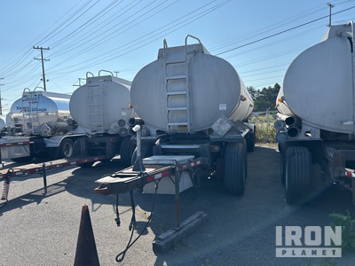 1995 Beall MC306AL 7400 gal Quad/A Turntable Tank-Anhänger