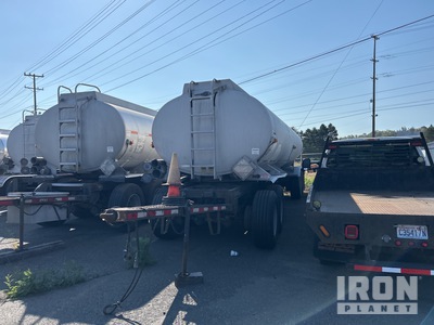 1992 Beall MC306AL 7400 gal Quad/A Turntable Tank-Anhänger