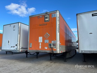 2012 Wabash 53 ft x 102 in T/A Van Trailer