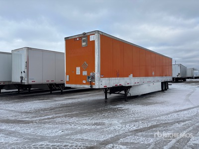 2012 Wabash 53 ft x 102 in T/A Van Trailer