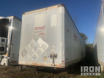 1999 Stoughton AVW-535T-S-C-AR 53 ft x 102 in T/A Van Trailer