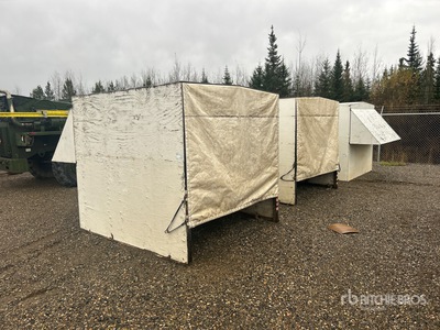 Quantity of (3) Seedling Box Enclosure for Flat Deck