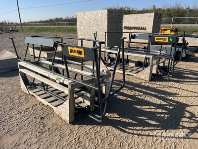 Quantity of (2) Perimeter Handrails - Fits John Deere 350G