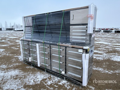 2025 Suihe 9 ft 30-Drawer ベンチ (Unused)