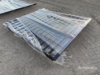 2025 SKLP SK-T14 14 ft Wrought Iron Bi-Parting Cancello (Unused)