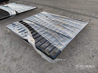 2025 SKLP SK-T14 14 ft Wrought Iron Bi-Parting Cancello (Unused)