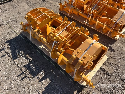 Quantity of (8) 2025 GIYI VCA-8 Mini Excavator Attachments - Fits Cat 301 (Unused)