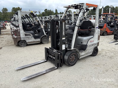 2013 Nissan MCP1F2A20LV 4000 lb Cushion Tire Forklift (Inoperable)