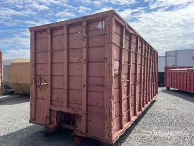 Quantity of (1) 22 ft 2 in Contenedor de rodillo