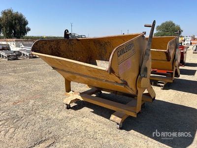 6 ft 2 in 3 yrd Tolva autodescargable