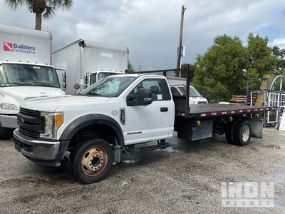 2017 Ford F-550 XL 4x2 Flatbed Dump Truck