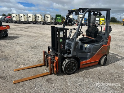 2014 Toyota 8FGCU20 4000 lb Cushion Tire Forklift