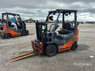 2014 Toyota 8FGCU20 4000 lb Cushion Tire Forklift