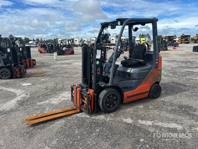 2014 Toyota 8FGCU20 1900 lb Cushion Tire Forklift