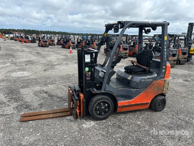 2014 Toyota 8FGCU20 4000 lb Cushion Tire Forklift