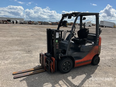2014 Toyota 8FGCU20 4000 lb Cushion Tire Forklift