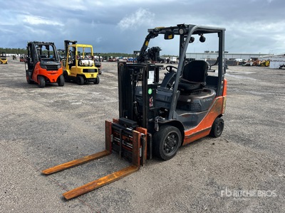 2014 Toyota 8FGCU20 4000 lb Cushion Tire Forklift