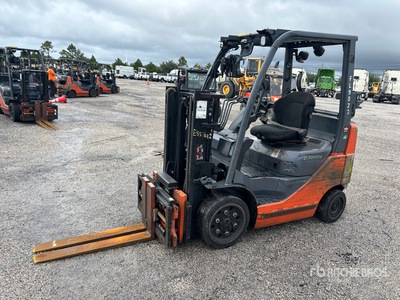 2014 Toyota 8FGCU20 1900 lb Cushion Tire Forklift