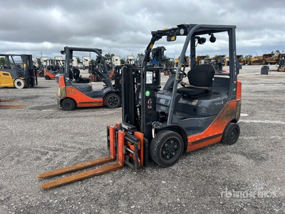 2014 Toyota 8FGCU20 4000 lb Cushion Tire Forklift