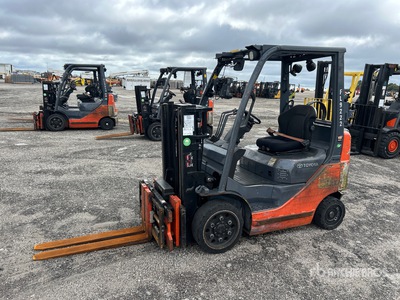 2014 Toyota 8FGCU20 4000 lb Cushion Tire Forklift