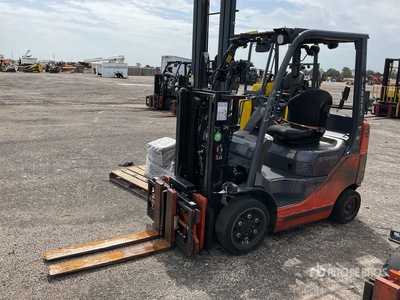 2014 Toyota 8FGCU20 4000 lb Pneumatic Tire Forklift