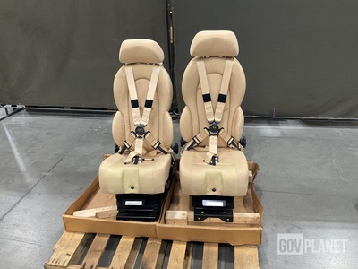 (2) Global Seating Systems 3D51-555N303-1D Vehicular Seats