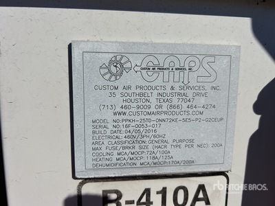 2016 Caps PPKH-25TD-0NN72 Air Conditioner