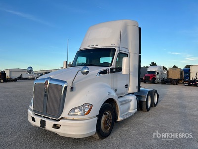 2014 Kenworth T-680 6x4 Day Cab Truck Tractor
