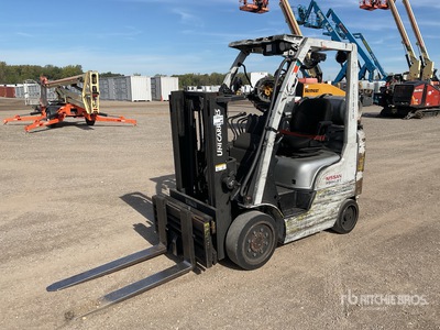 2013 Nissan MCP1F2A20LV 4000 lb Cushion Tire Forklift