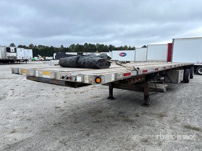 2013 Utility 48 ft T/A Spread Axle Flatbed Trailer