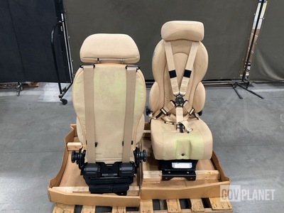 (2) Global Seating Systems 3D51-555N303-1D Vehicular Seats