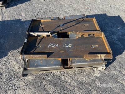 Quantity of (10) 2025 QT-F-BLANK Skid Steer Attachment Mounting Plate (Unused)