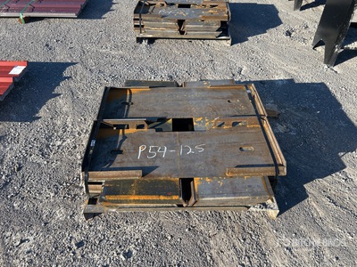 Quantity of (10) 2025 QT-F-BLANK Skid Steer Attachment Mounting Plate (Unused)