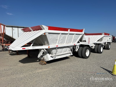 1988 Gally 12 ft S/A Belly Dump Trailer