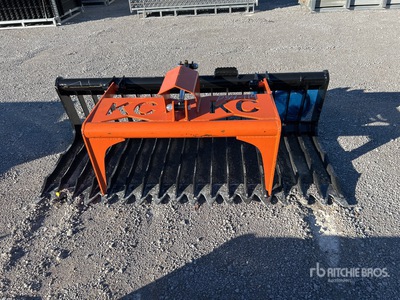 2025 Kit Containers QT-SG-S76-V3 76 in Skeleton Skid Steer Grapple Bucket (Unused)