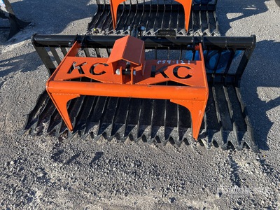 2025 Kit Containers QT-SG-S76-V3 76 in Skeleton Skid Steer Grapple Bucket (Unused)