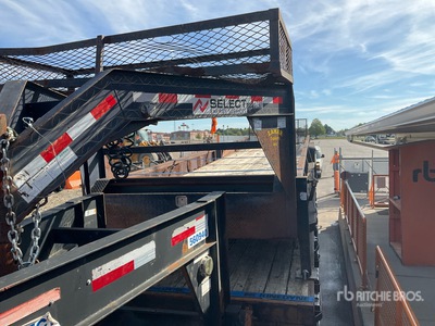 2008 Lamar 32 ft T/A Gooseneck Remolque Portamaquinaria