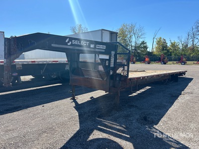 2010 Sportrail 30 ft T/A Gooseneck フラットベッドトレーラー