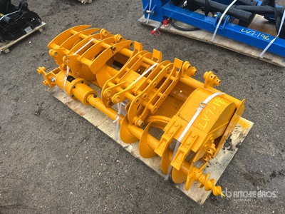 Quantity of (8) 2025 GIYI VCA-8 Mini Excavator Attachments - Fits Cat 301 (Unused)