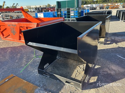 2025 Kit Containers 2YFT-SST 2 cyd Skid Steer Dump Hopper (Unused)