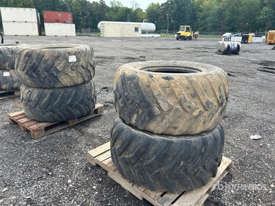 Quantity of (4) 500/60-22.5 500/60-22.5 tires (used) Banden