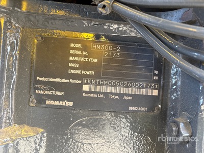 Komatsu HM300 Camión Dumper Articulado