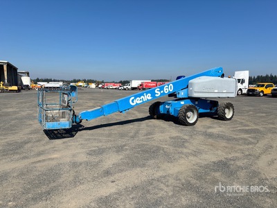 2007 Genie S60 4WD Diesel Telescopic Boom Lift